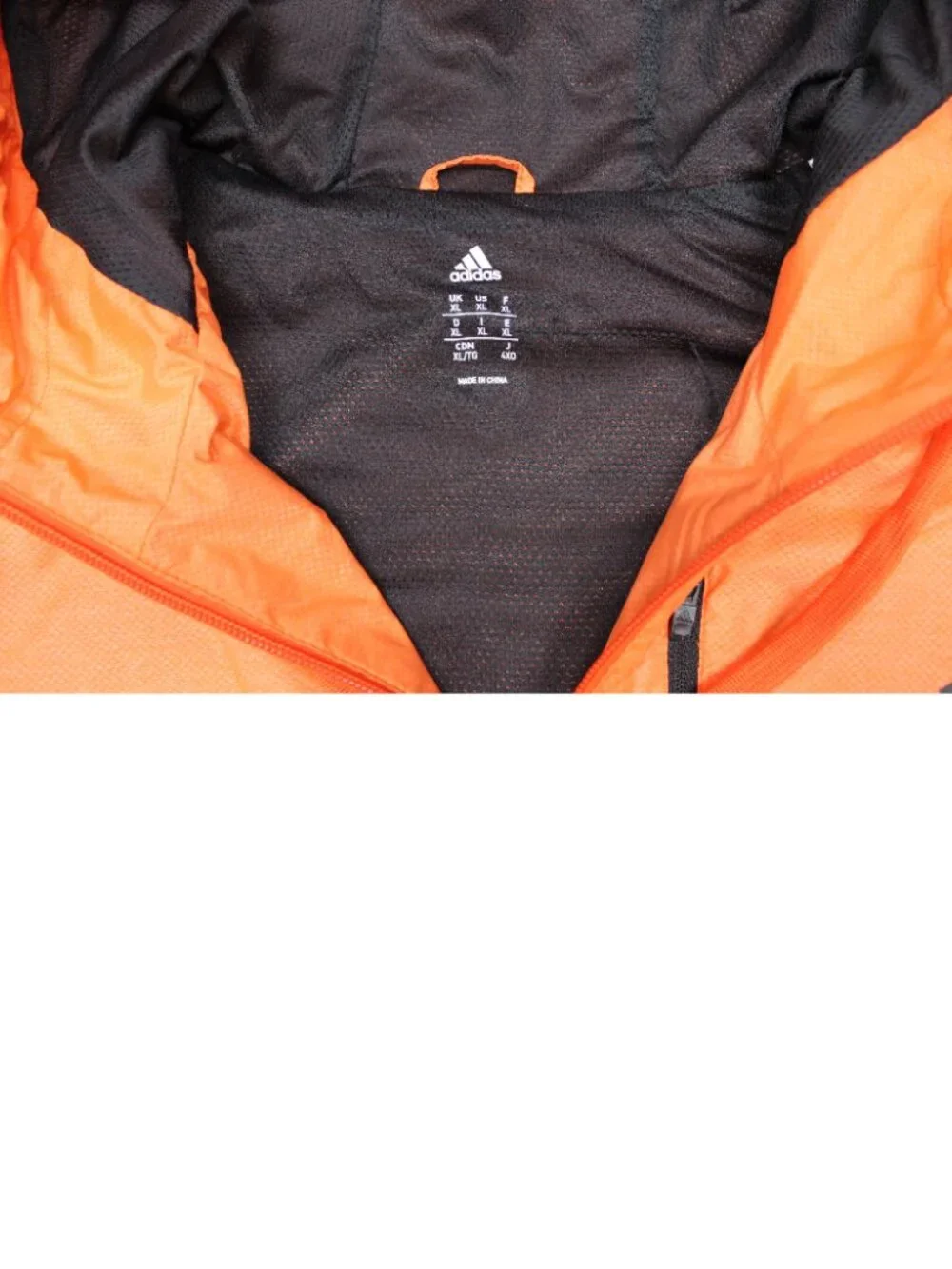 ADIDAS WINDBREAKER JACKET POLYESTER MESH LINED Sz X-LARGE, XL